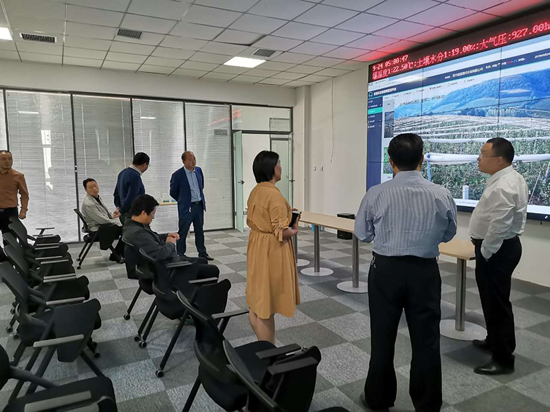 豪门国际售后人员对洛阳客户现代农业项目设备进行维护